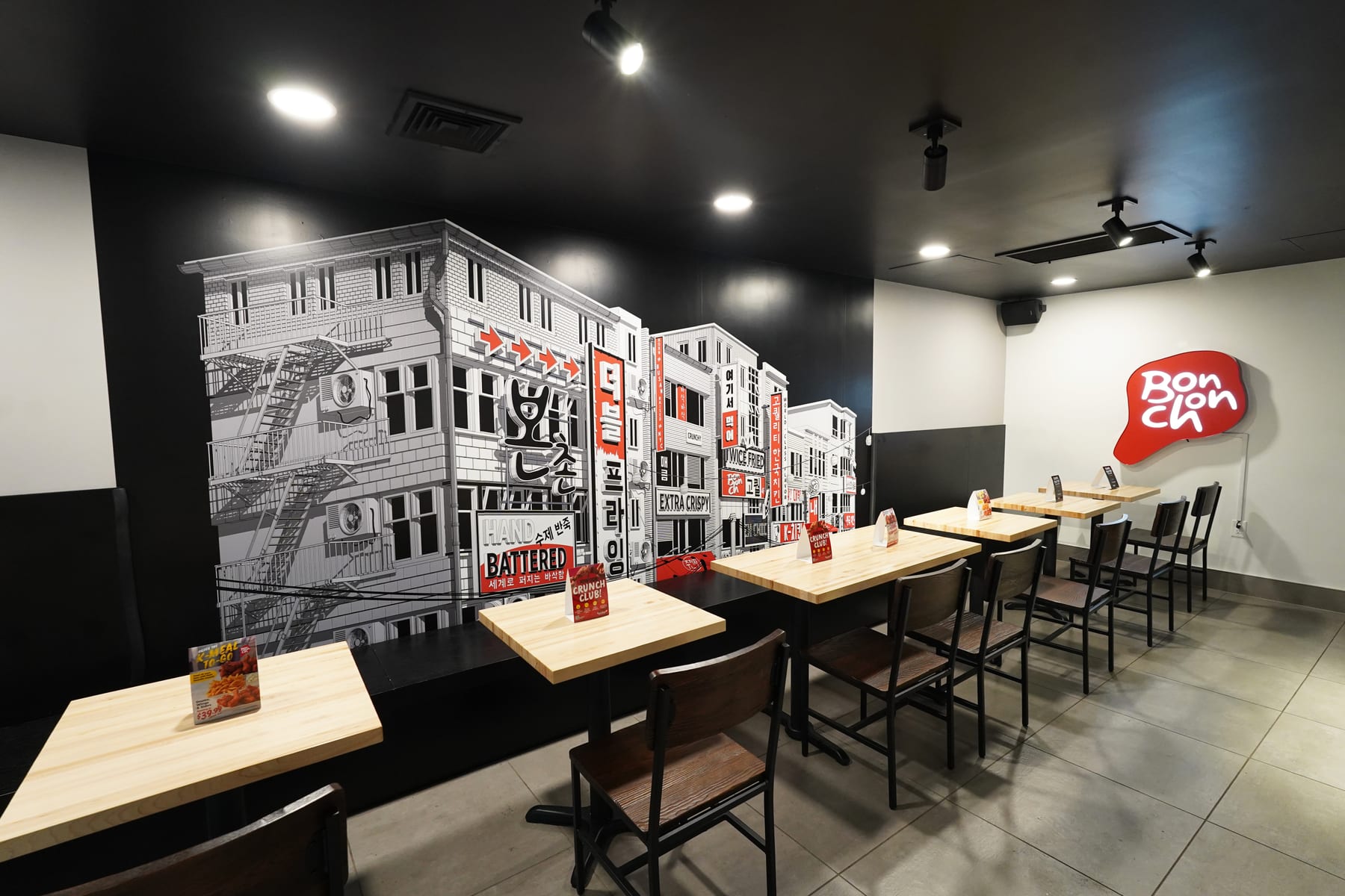 Bonchon in Gramercy Park, New York, interior view 3, designed by Zelta Design