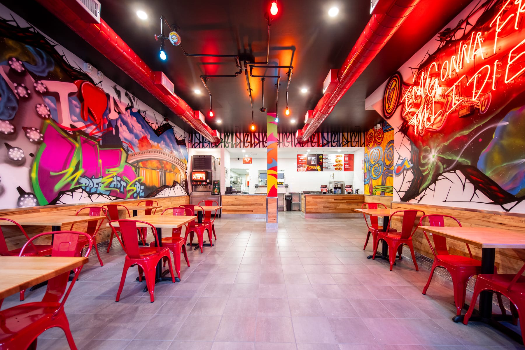 Dave's Hot Chicken in Upper East Side, designed by Zelta Design