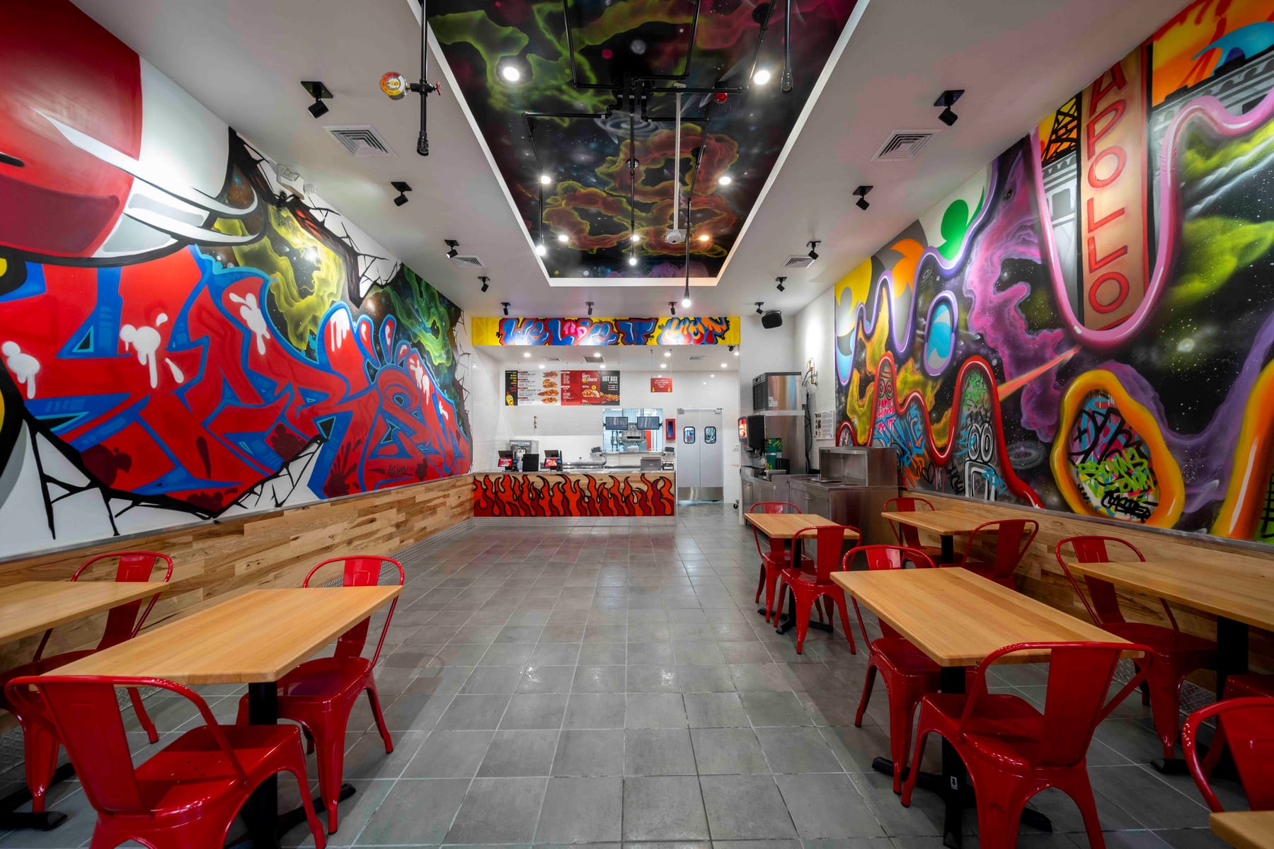 Dave's Hot Chicken in New York, designed by Zelta Design