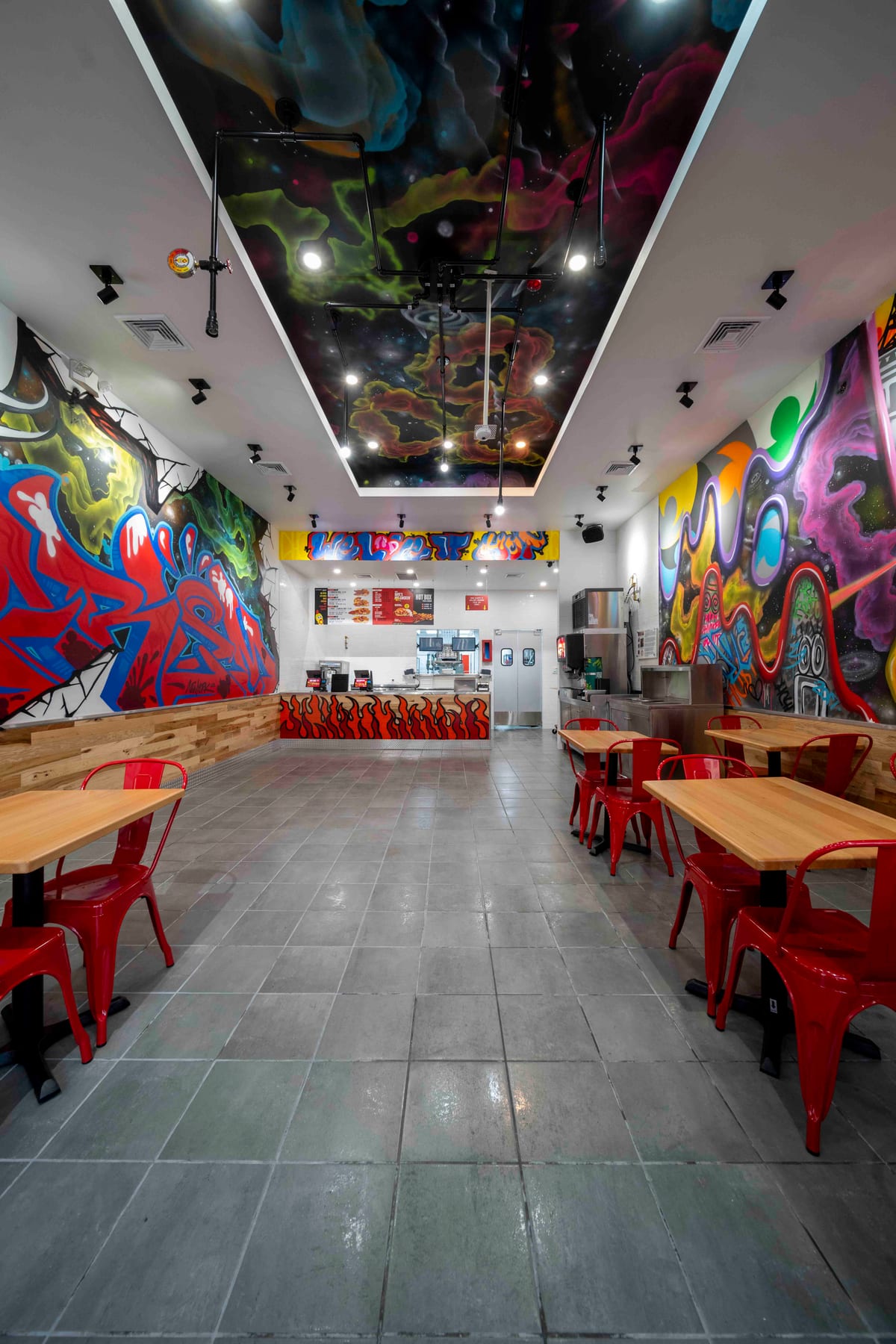 Dave's Hot Chicken in New York, interior view 7, designed by Zelta Design