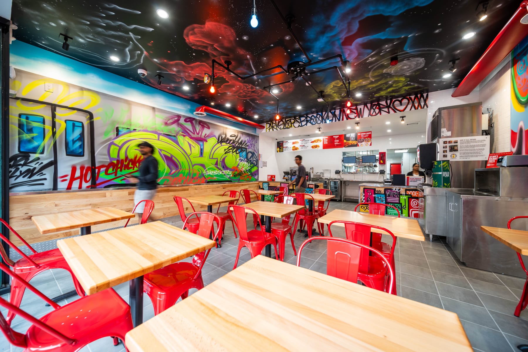Dave's Hot Chicken in Brooklyn, designed by Zelta Design