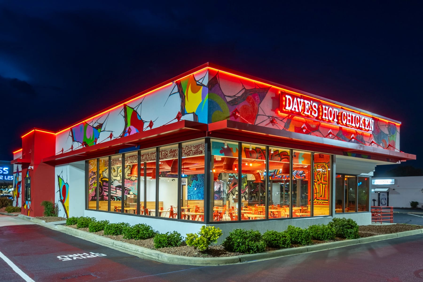 Dave's Hot Chicken in Florence, designed by Zelta Design