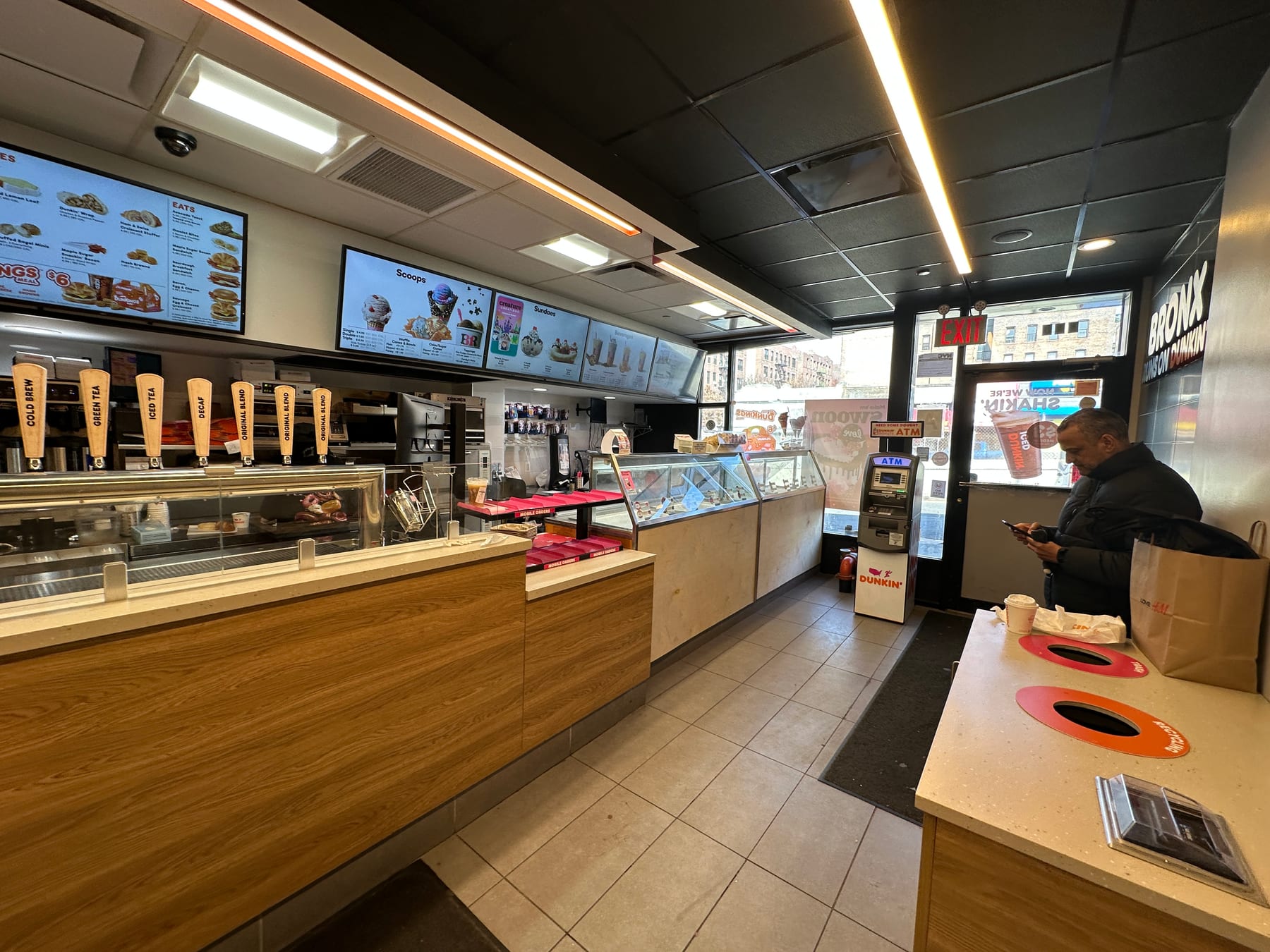 Dunkin' in Bronx, designed by Zelta Design