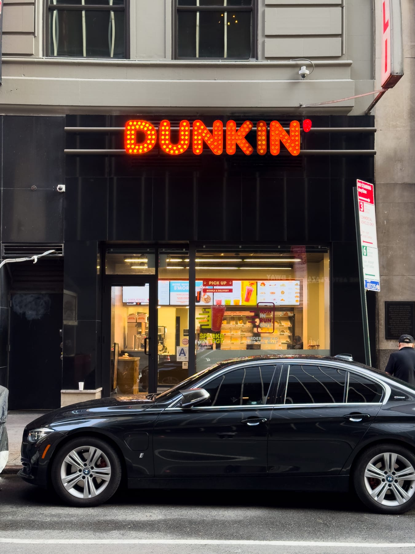 Dunkin' in Times Square, New York, designed by Zelta Design