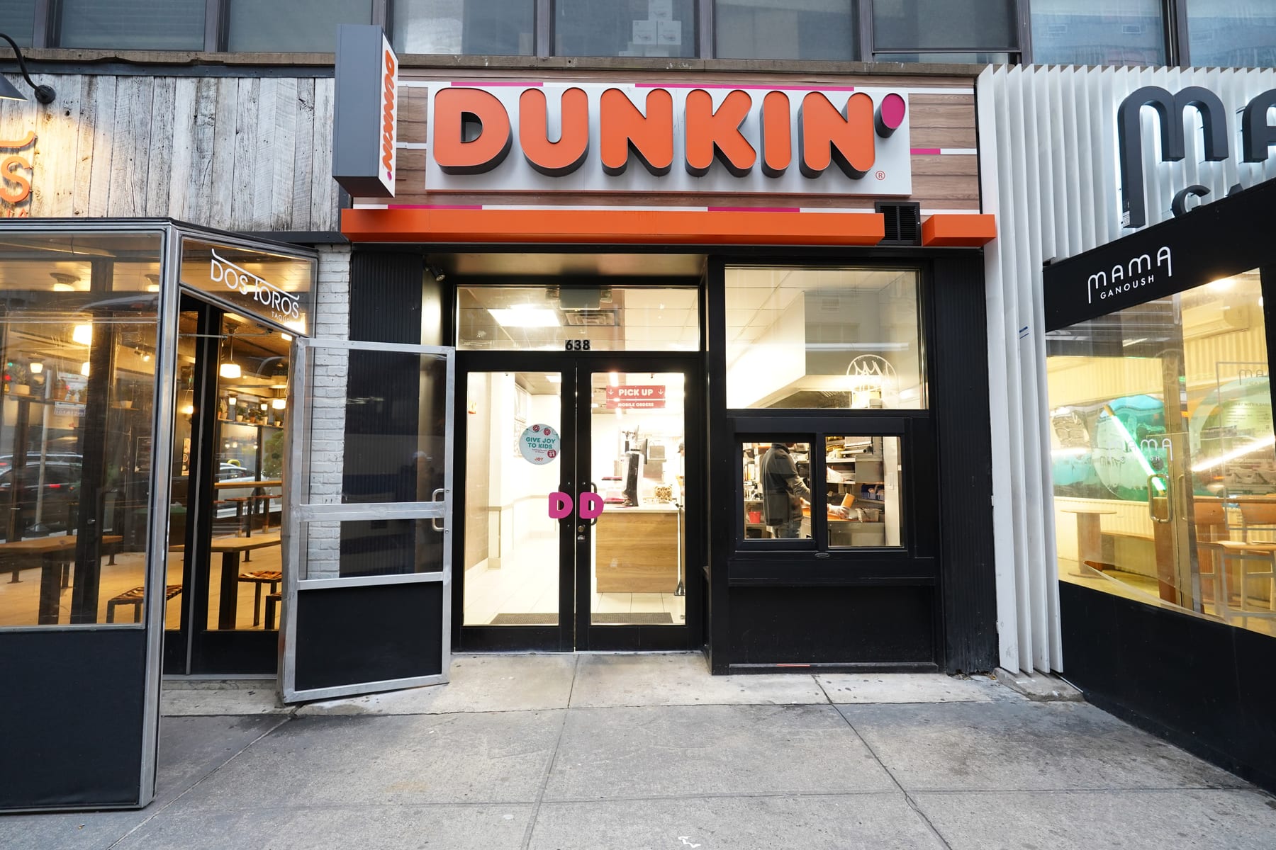 Dunkin' in Midtown, New York, designed by Zelta Design