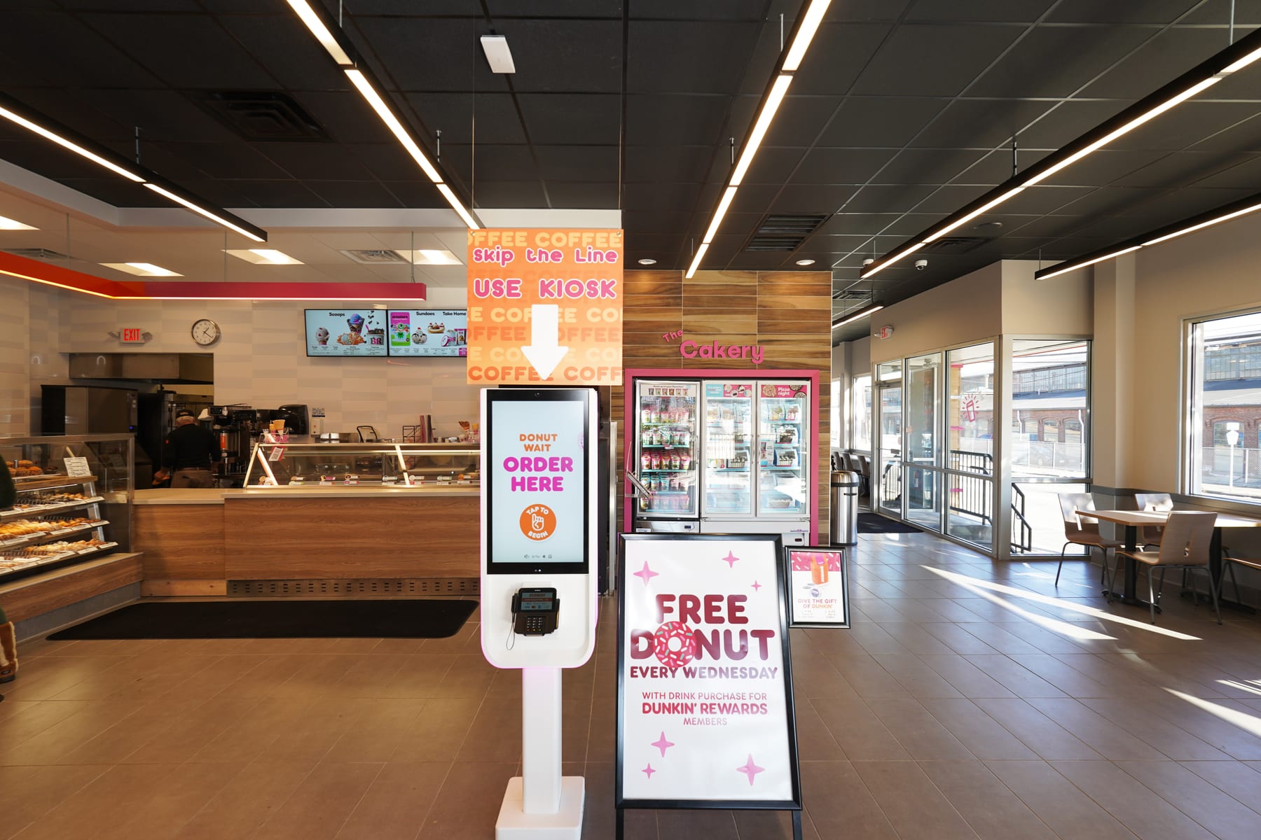 Dunkin' in Paterson, New Jersey, interior view 3, designed by Zelta Design