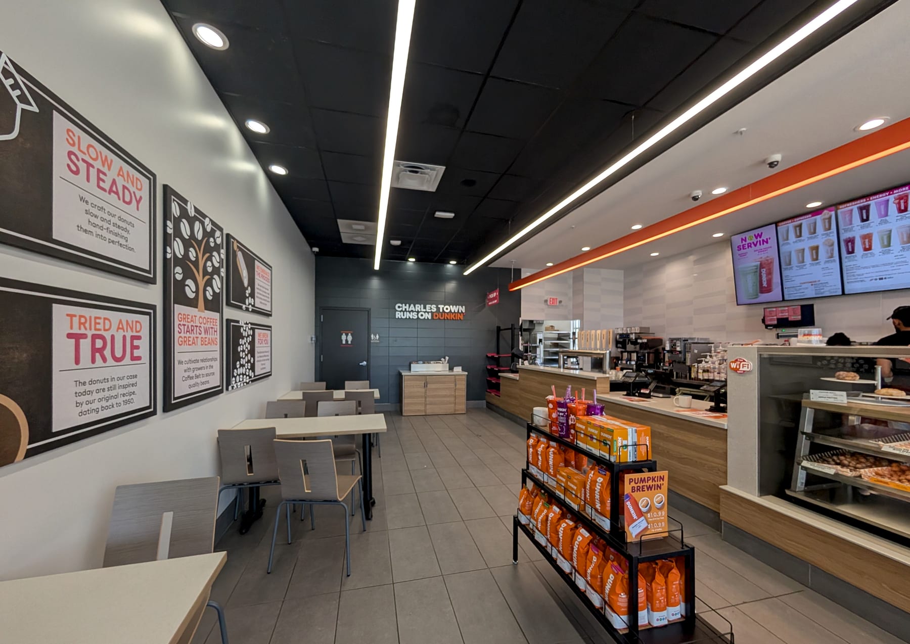 Dunkin' in Charles Town, designed by Zelta Design