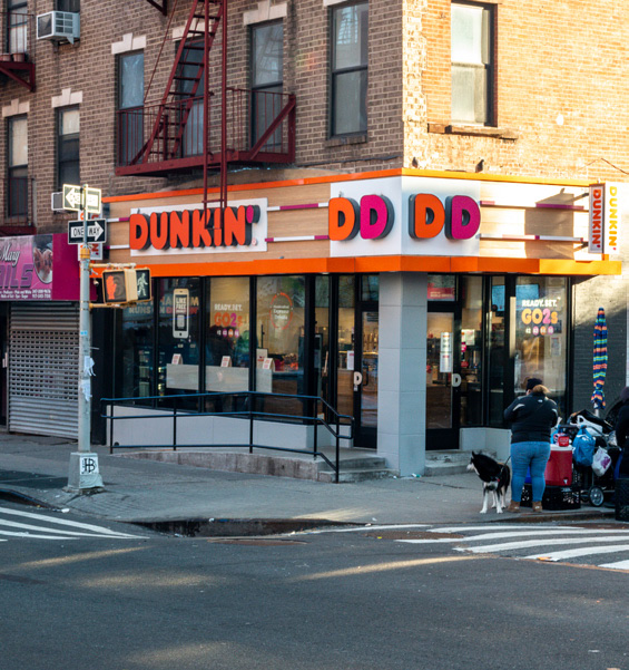 Dunkin' in East Harlem, New York, interior view 3, designed by Zelta Design