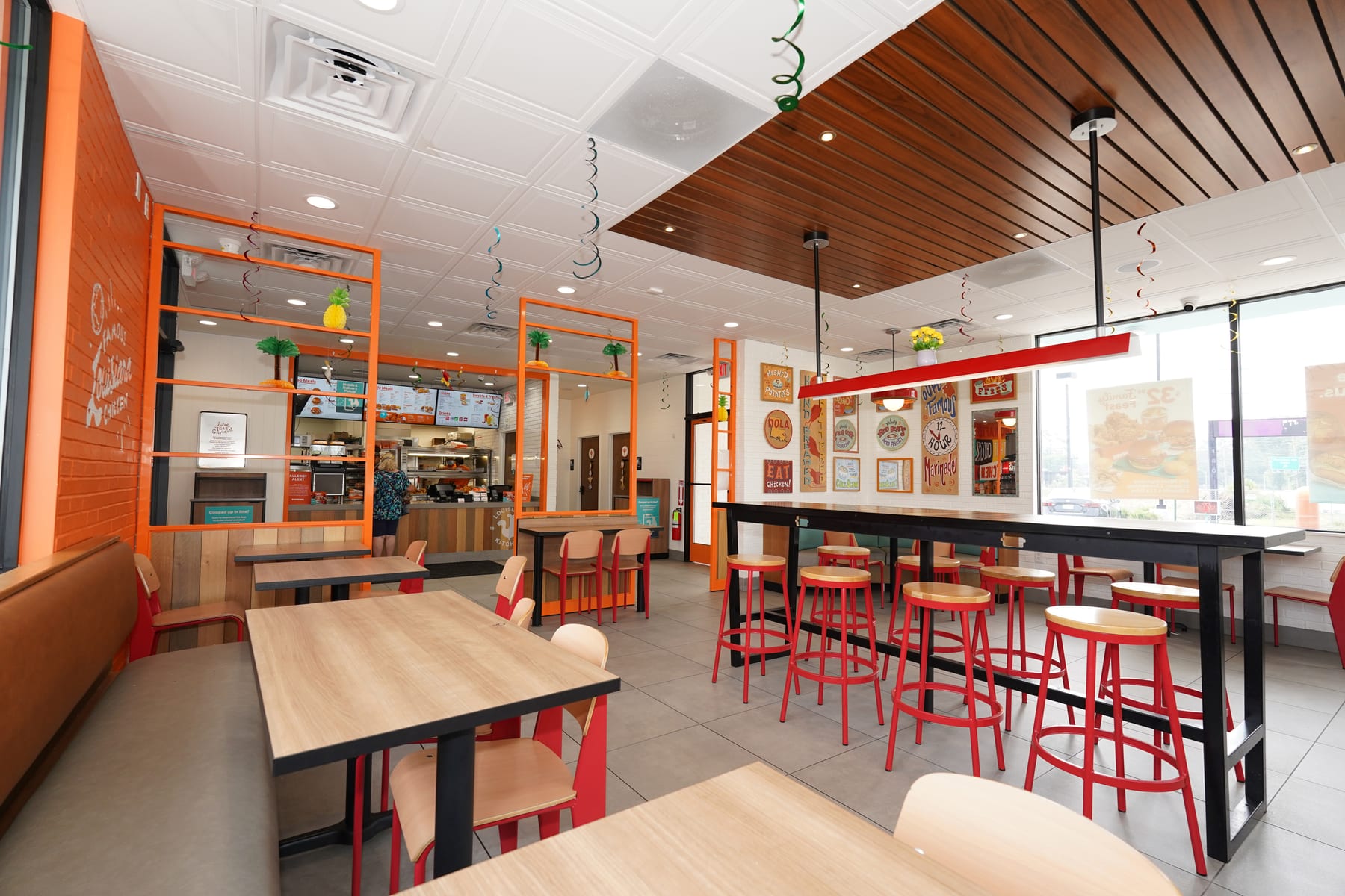 Popeyes in Paramus, designed by Zelta Design