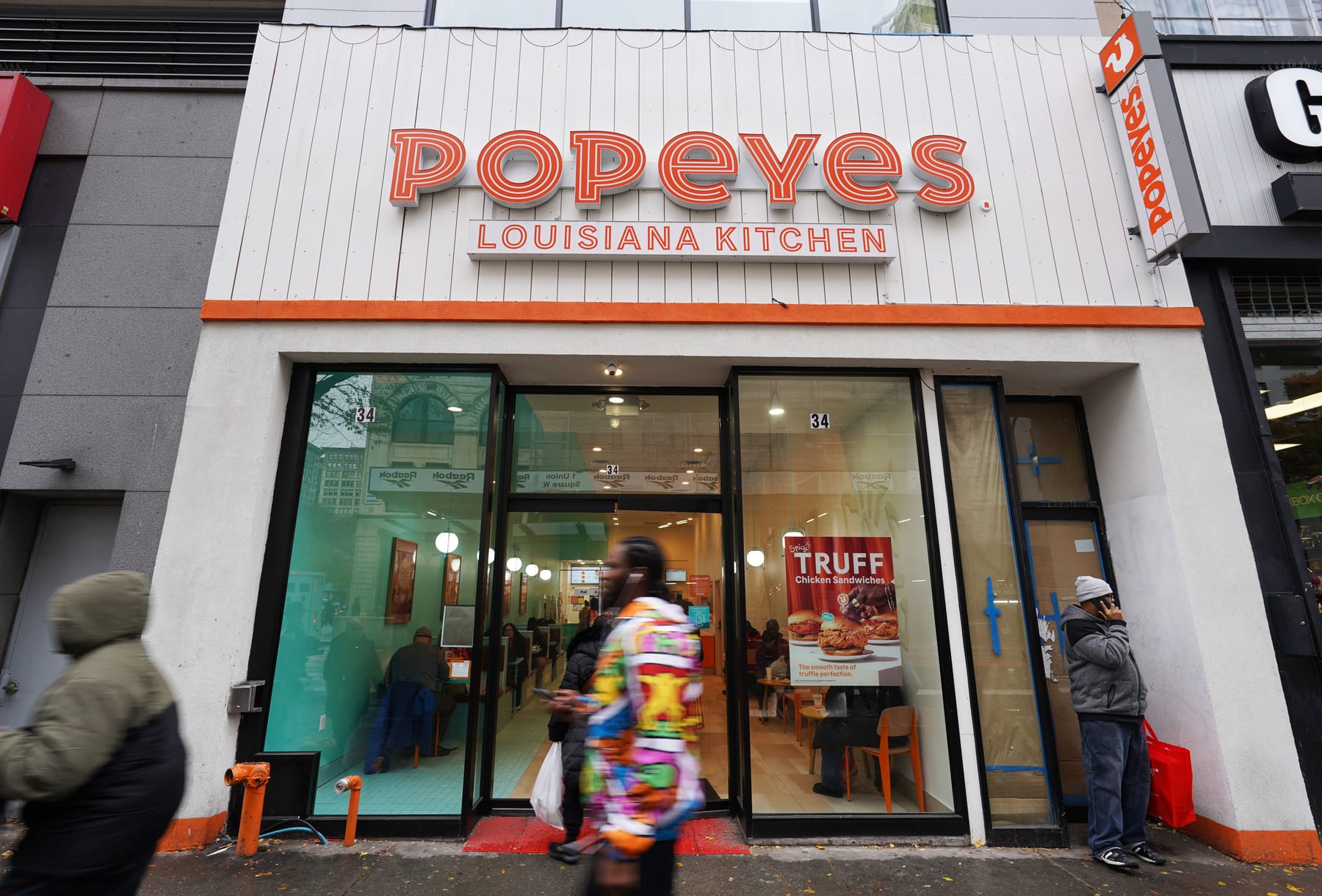 Popeyes in New York, designed by Zelta Design