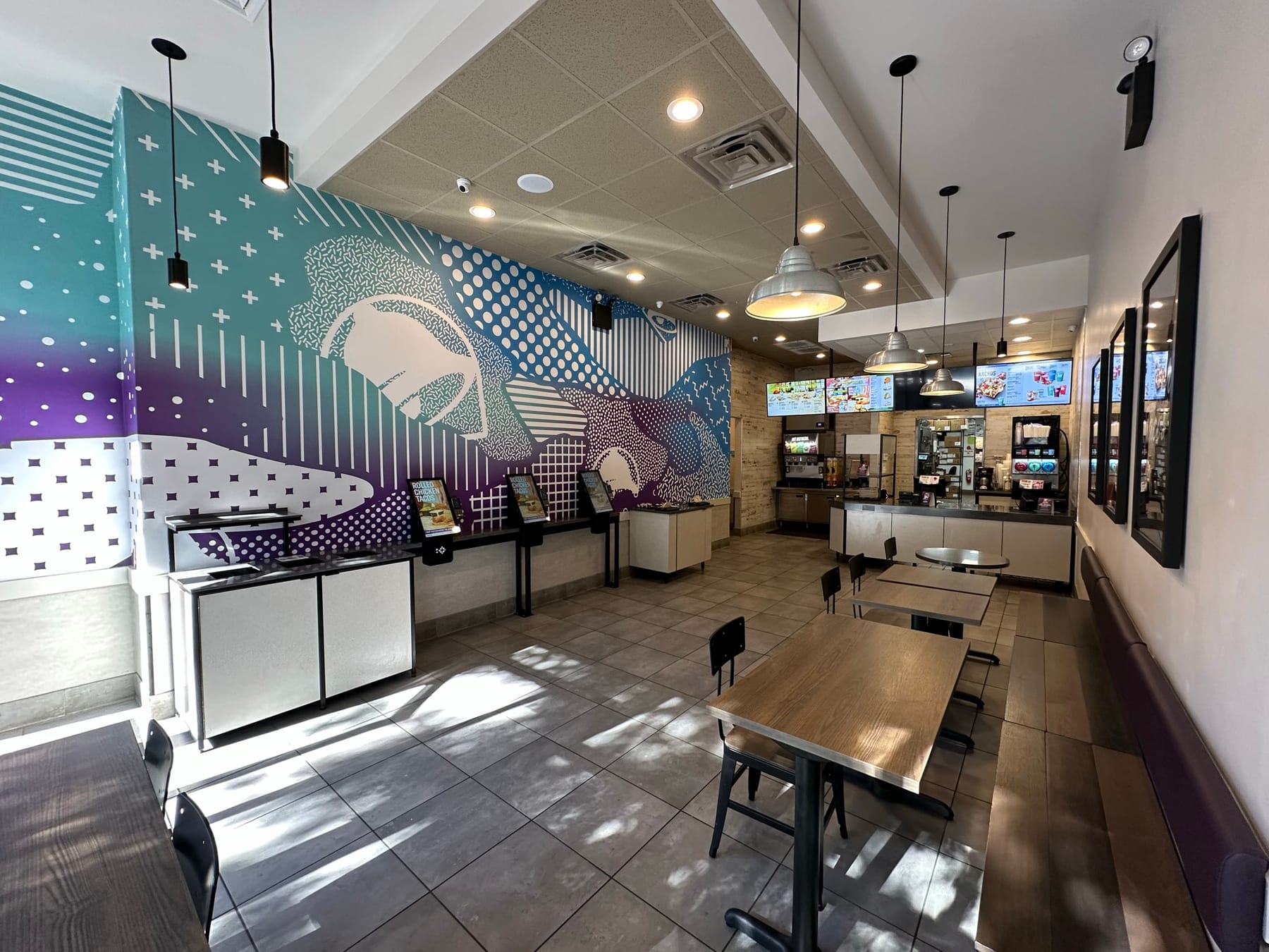 Taco Bell in Kingsbridge, designed by Zelta Design