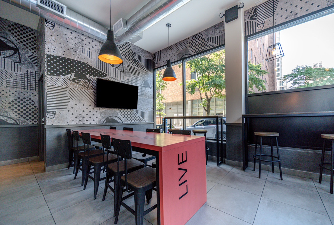 Taco Bell in Lenox Hill, designed by Zelta Design