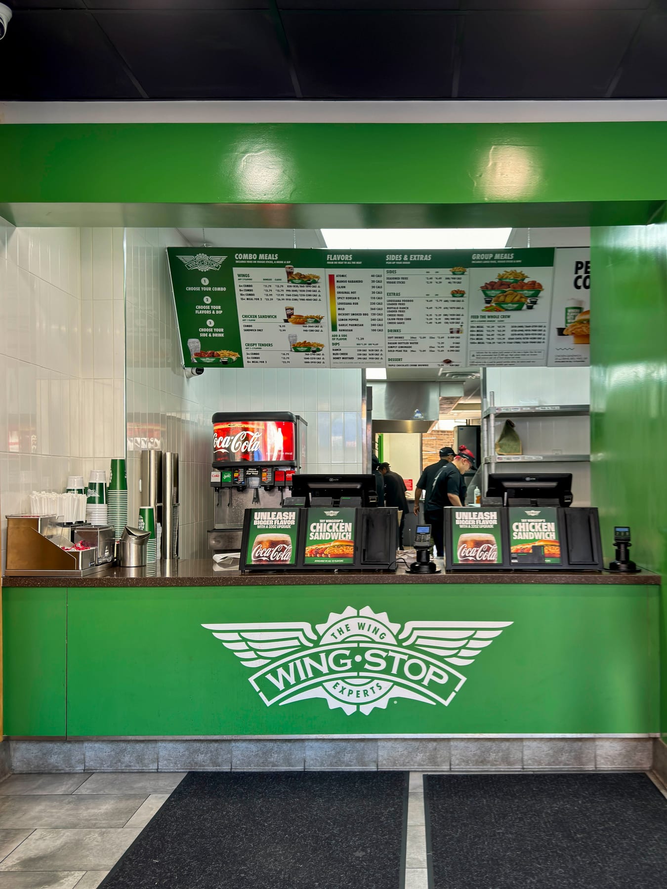 Wingstop in Brooklyn, New York, interior view 8, designed by Zelta Design